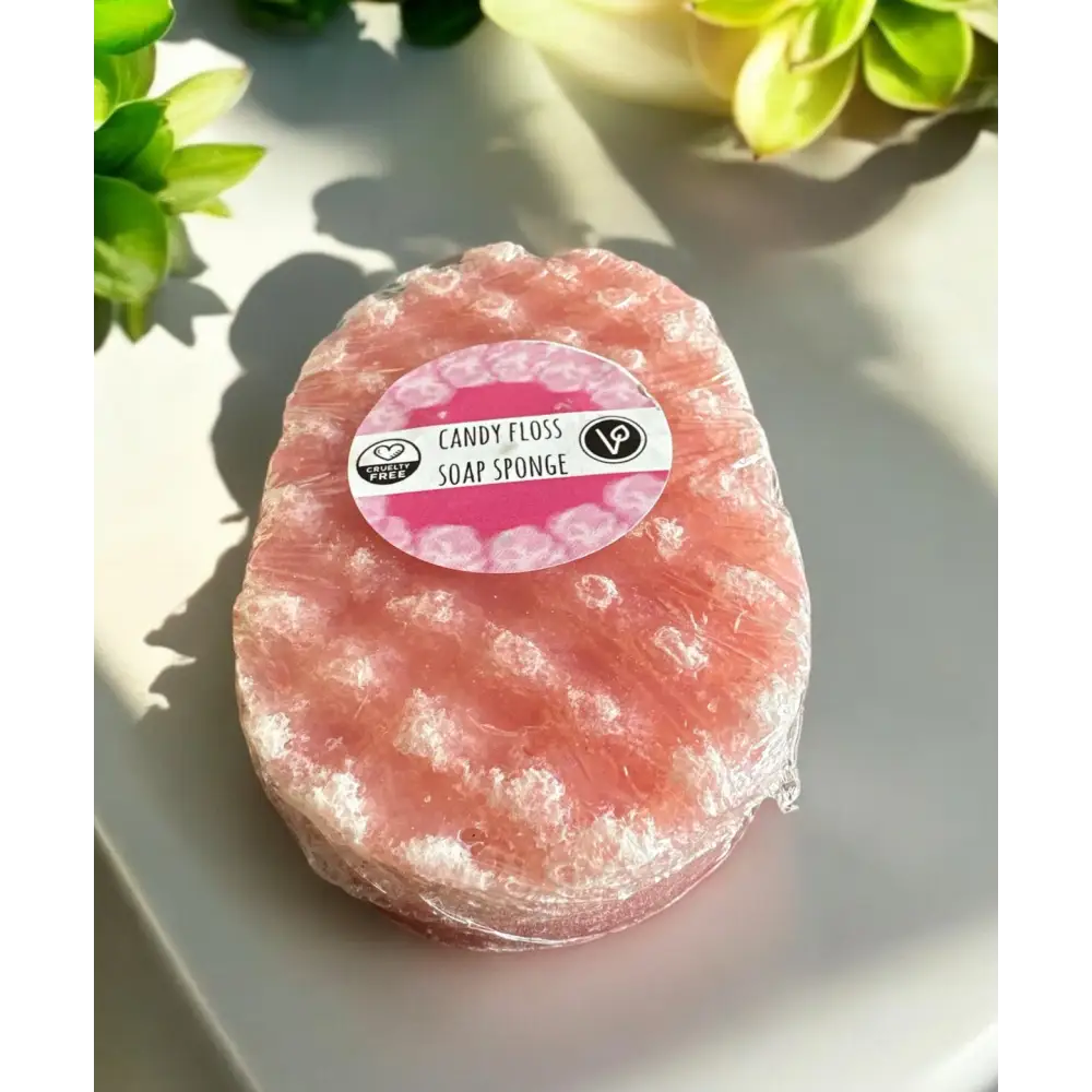 Grosse éponge de savon au choix Destockage - Barbe à papa - Savon éponge