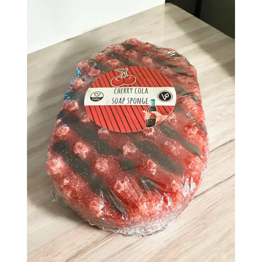 Grosse éponge de savon au choix Destockage - Cerise colas - Savon éponge
