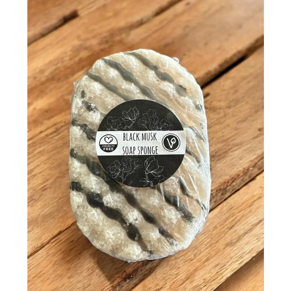 Grosse éponge de savon au choix Destockage - Musk noir - Savon éponge
