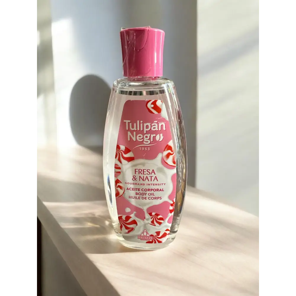 Huile pour le corps au choix - Fraise et crème - Huile corps