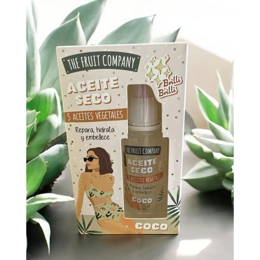 Huile sèche pailletée ✨ - Noix de coco - Huile corps