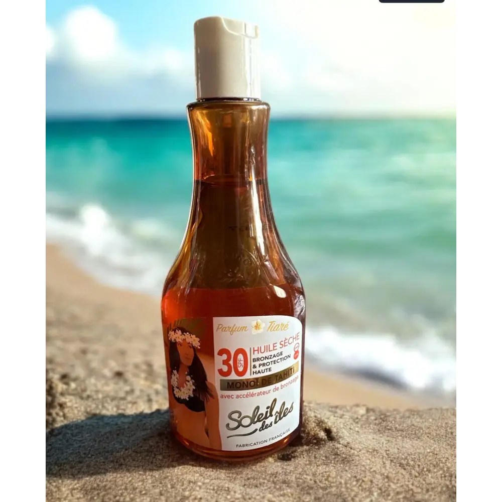 Huile sèche SPF 30 Tiaré Soleil des îles Destockage - Solaire