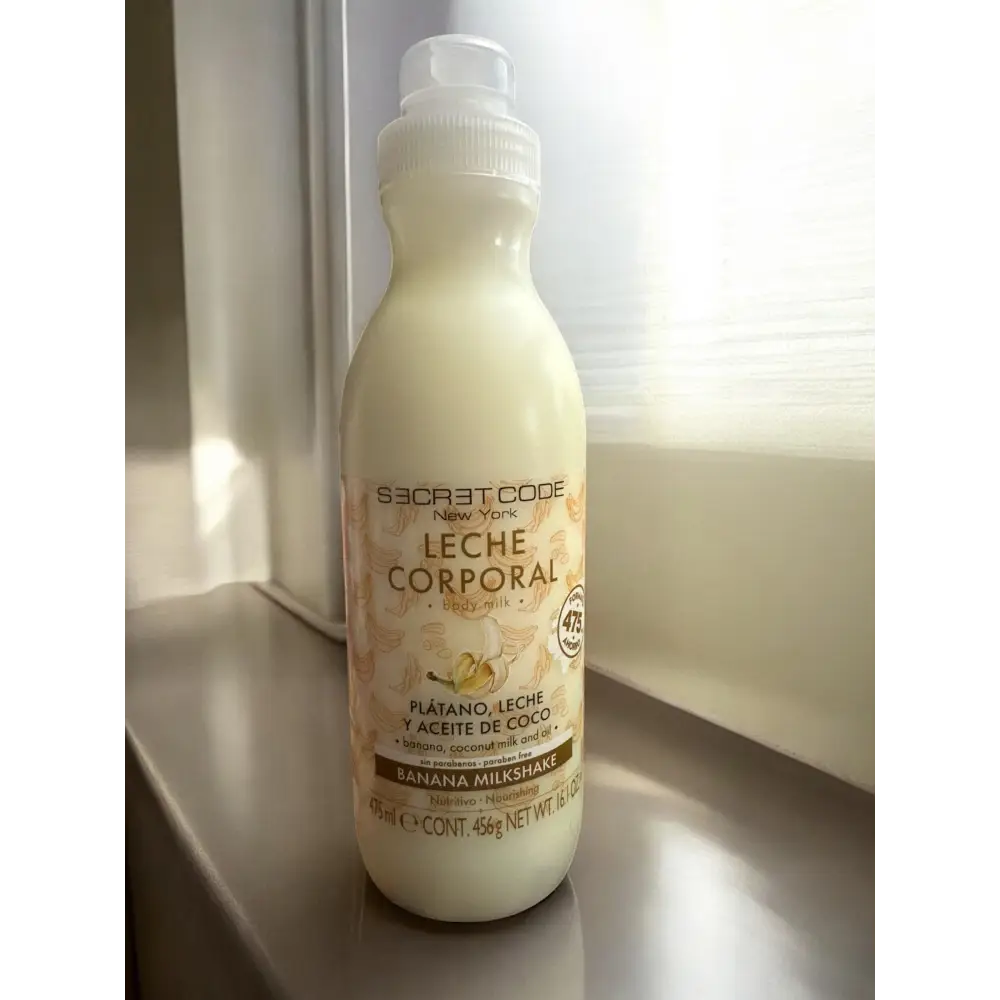 Lait fruité pour le corps - Milkshake banane - Crème hydratante corps