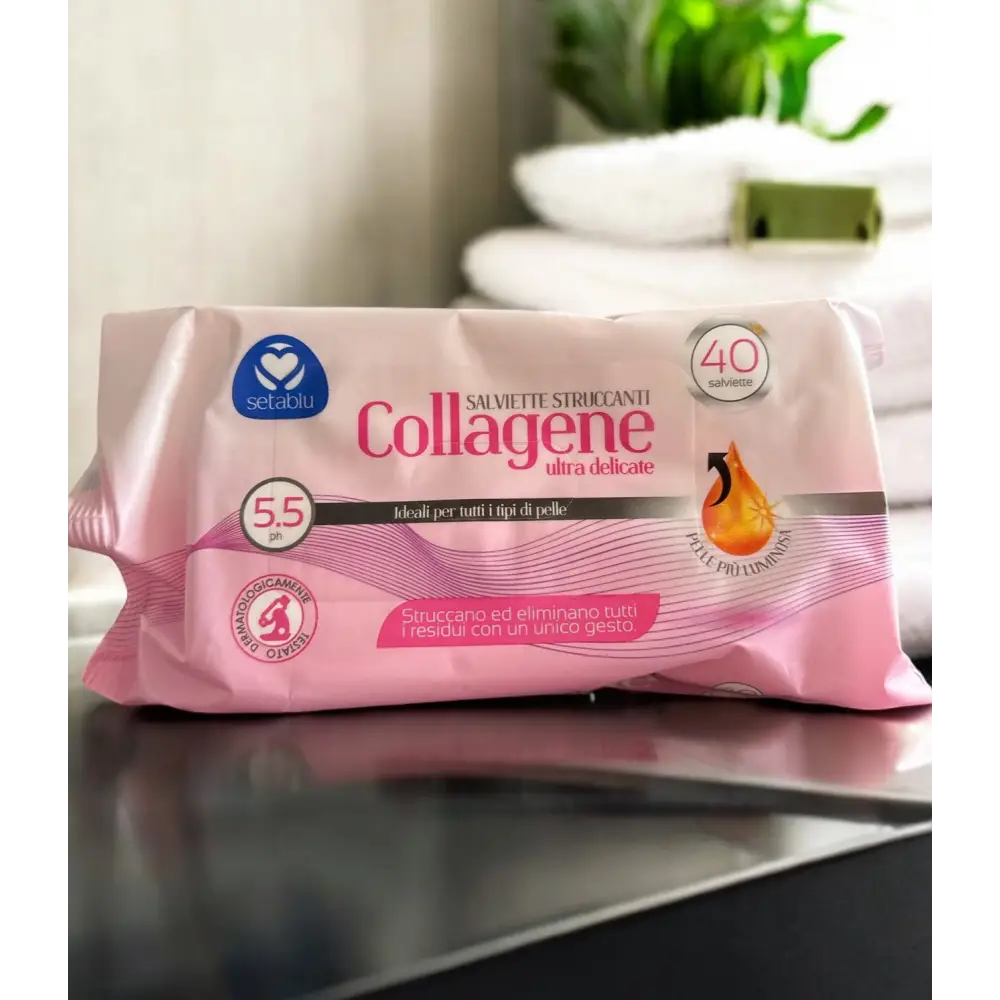 Lingettes démaquillante au collagène - Lingettes