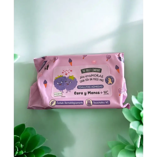 Lingettes multi usage mains visage et wc parfum au choix - Mûres - Lingettes