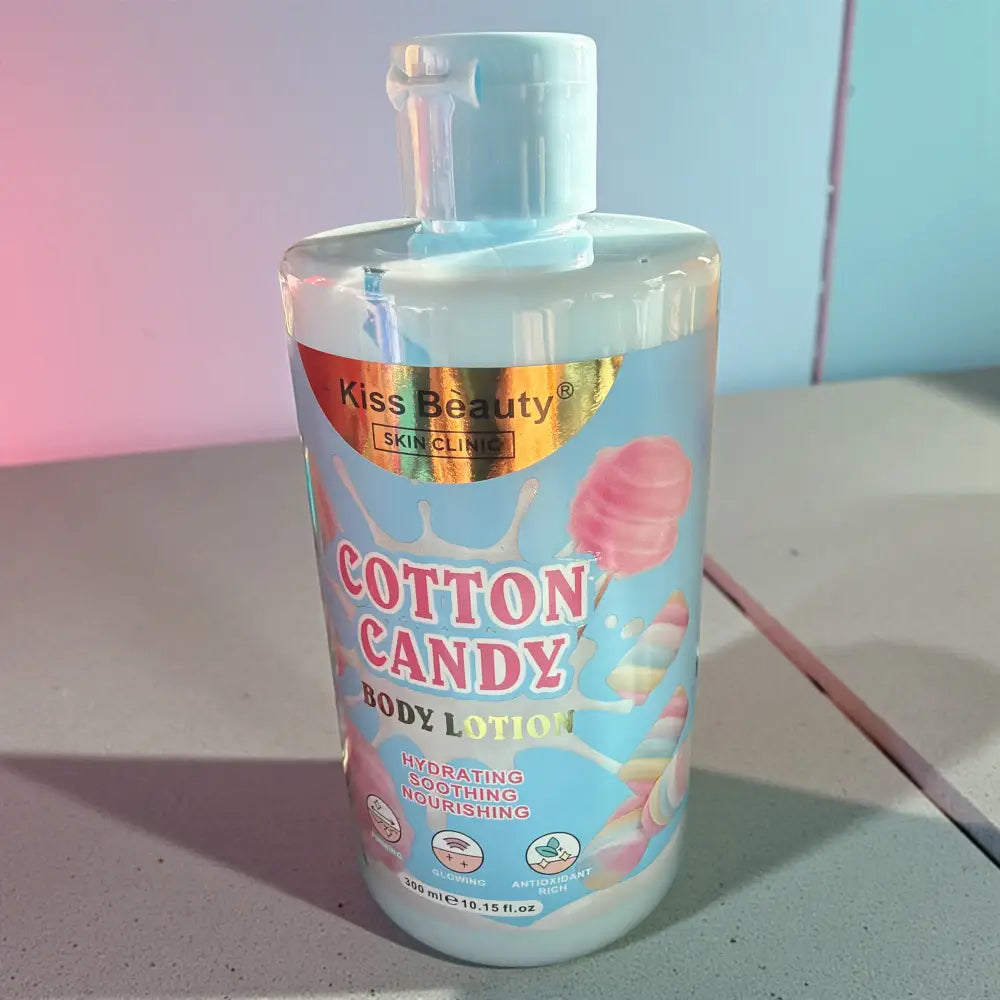 Lotion corps ultra gourmande - Senteur barbe à papa nourrit hydrate et adoucit