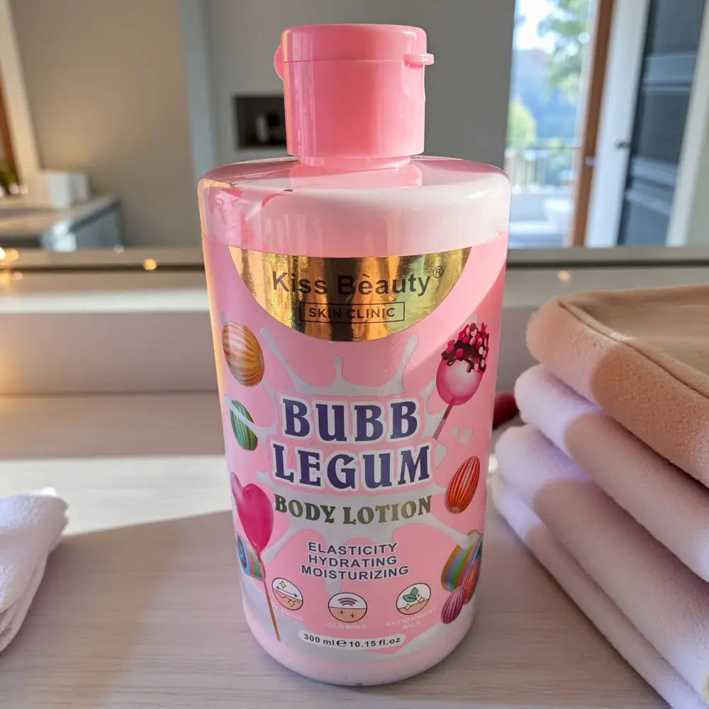 Lotion corps ultra gourmande - Senteur bubble gum hydrate et élasticité