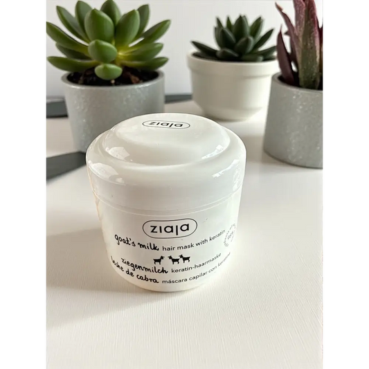 Masque cheveux avec kératine au lait de chèvre 200ml🐐 Masque cheveux
