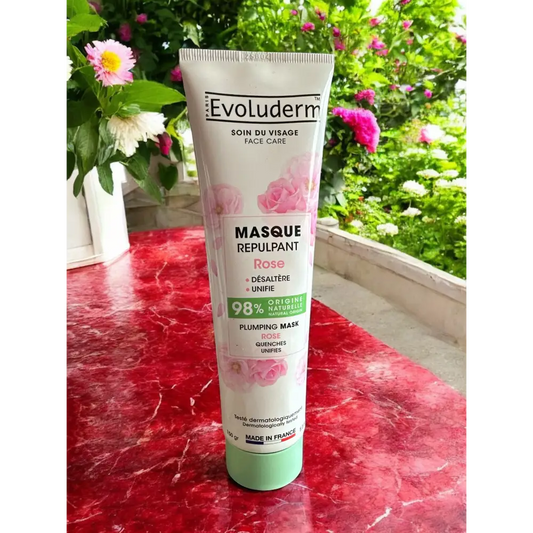 Masque visage repulpant à la rose Evoluderm - Masque visage