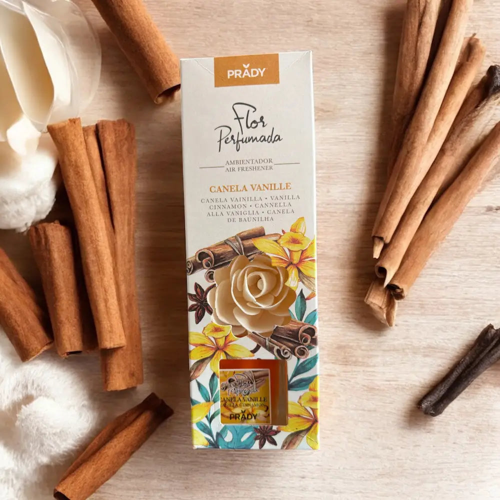 Mikado FLEUR parfum au choix - Vanille et cannelle - Mikado