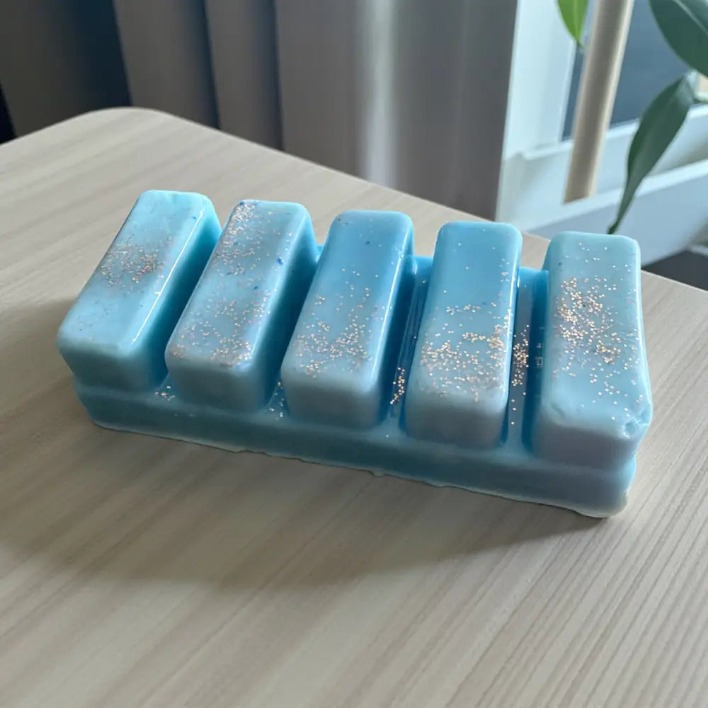 Mini tablette a casser soupline bleue 100 g - Fondant de cire