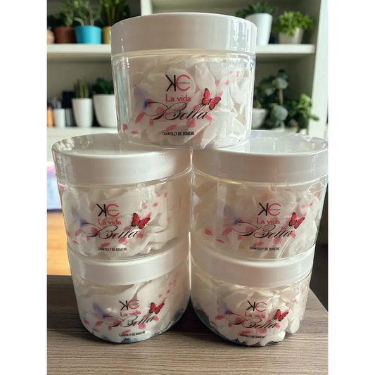 Nouvelle Chantilly (gel douche fouetté) de douche 100 g au choix La Vida Bella (dupe de la vie est belle) Chantilly