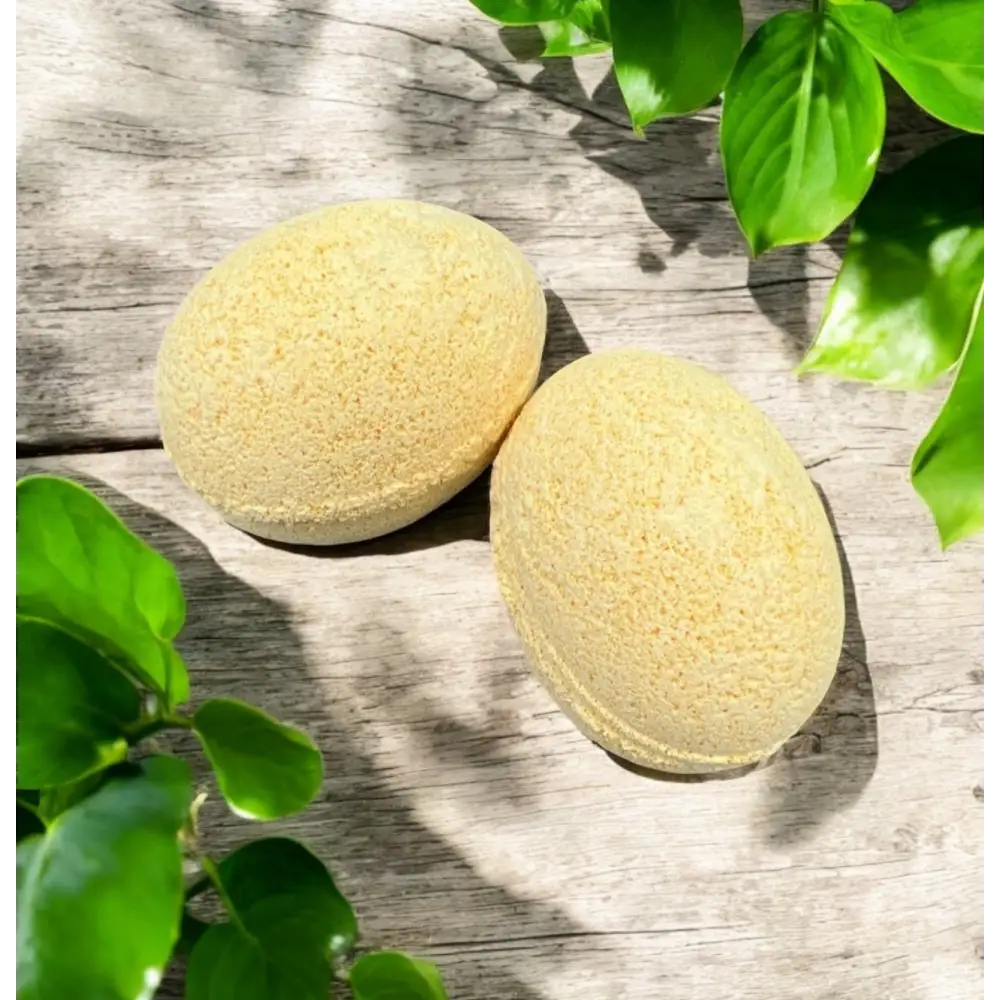Oeuf de bain effervescent parfum au choix Destockage - Jaune pamplemousse