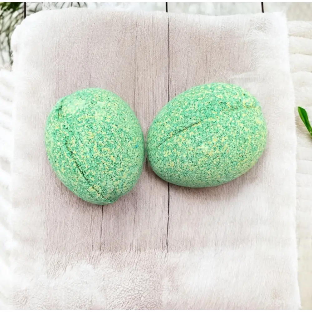 Oeuf de bain effervescent parfum au choix Destockage - Vert mangue