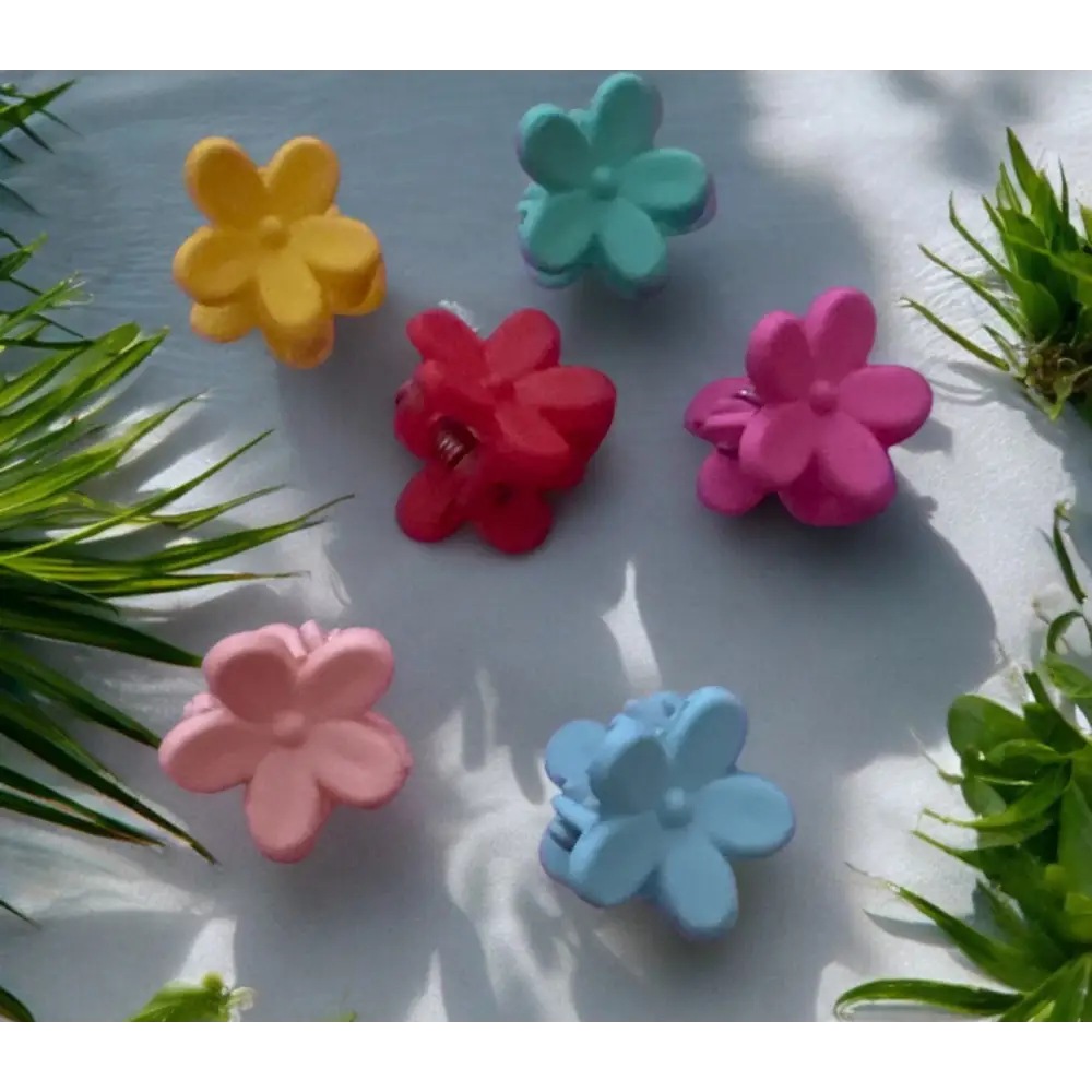 Pochette de 5 mini pinces fleurs 🌸