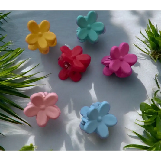 Pochette de 5 mini pinces fleurs 🌸