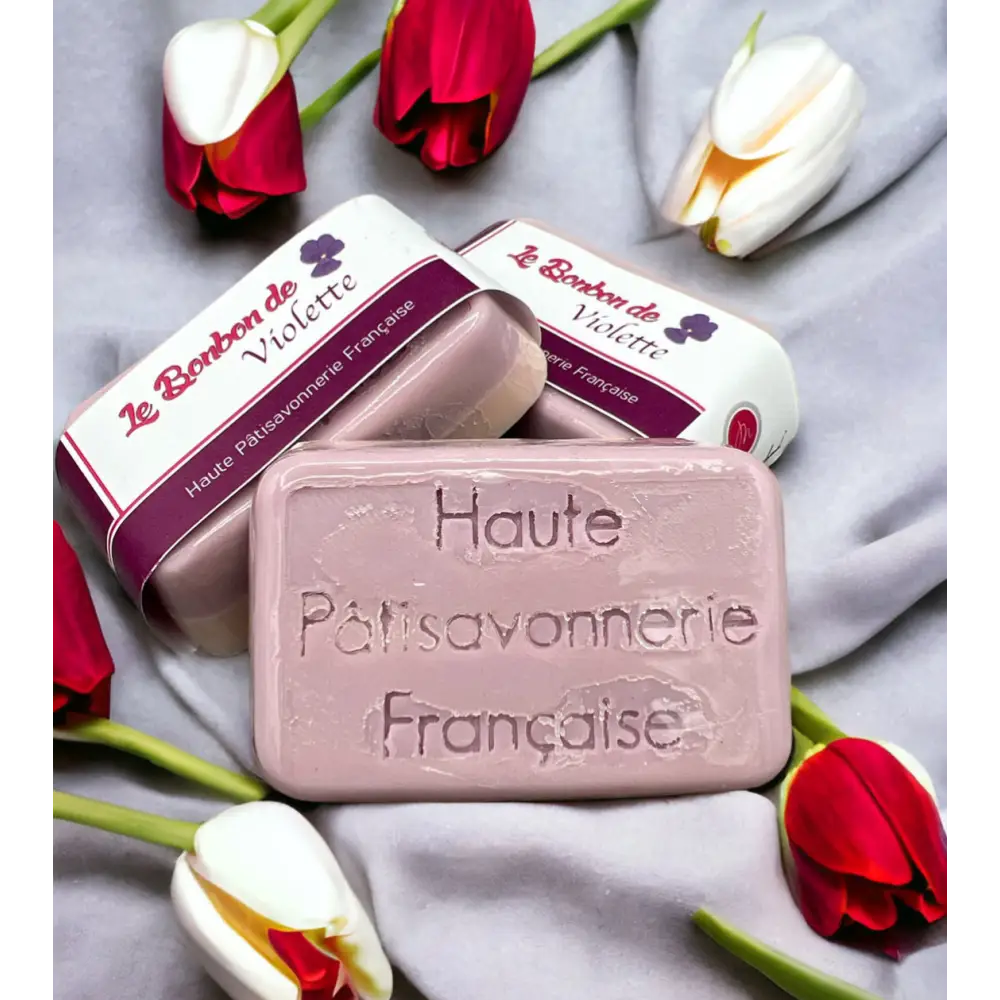 Savon doux au choix - Bonbon à la violette - Savon gourmand