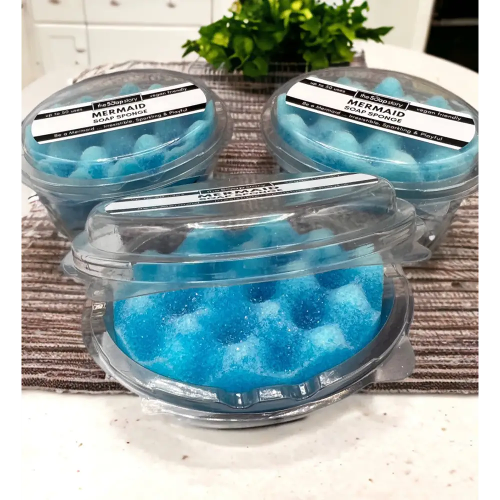 Savon éponge parfum au choix Destockage - Mermaid - Savon éponge