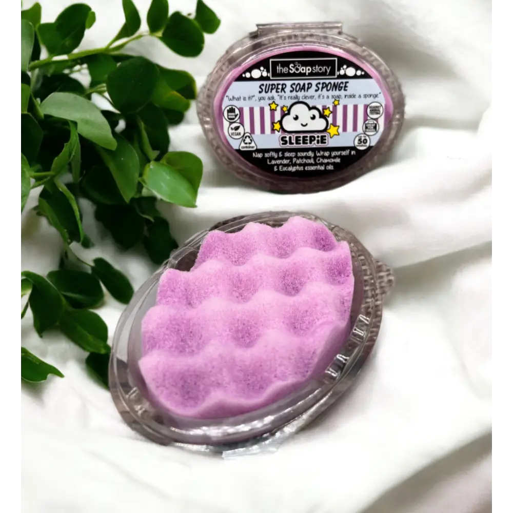 Savon éponge parfum au choix Destockage - Sleepie - Savon éponge