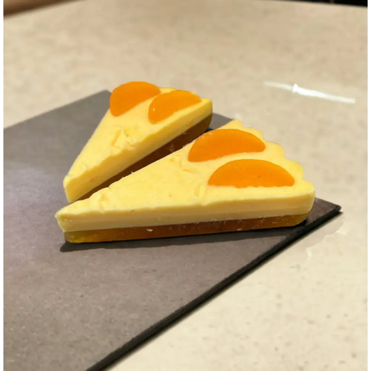 Savon exfoliant facon tarte - Agrume