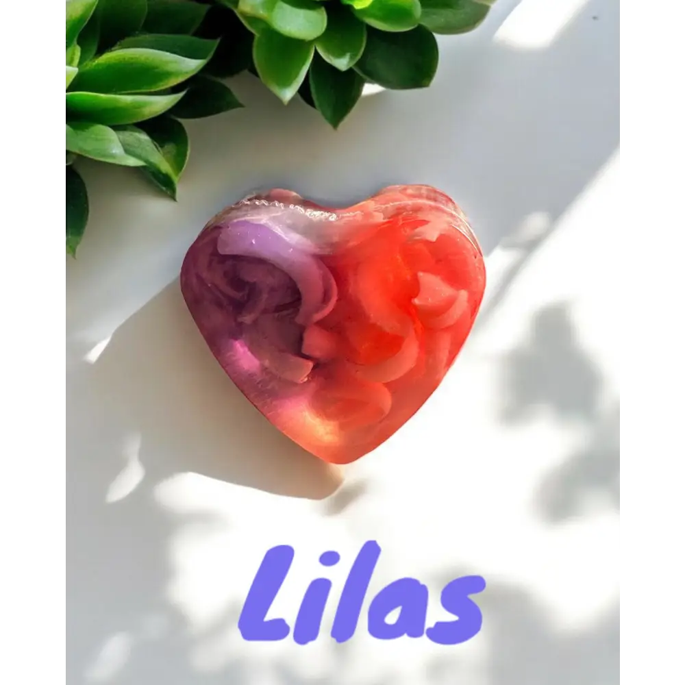 Savon glycérine coeur parfum au choix - Savon coeur