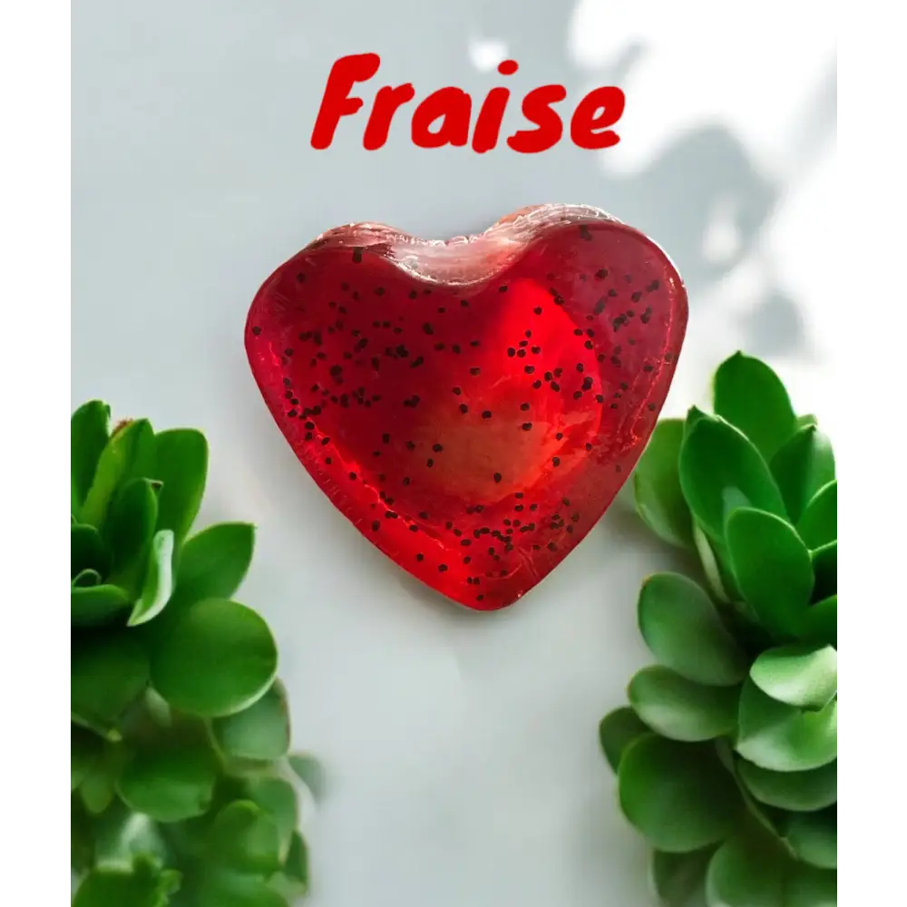 Savon glycérine coeur parfum au choix - Savon coeur