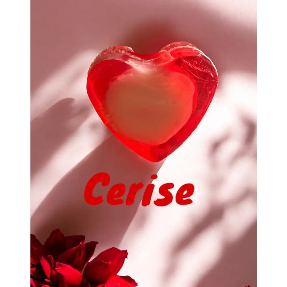 Savon glycérine coeur parfum au choix - Savon coeur