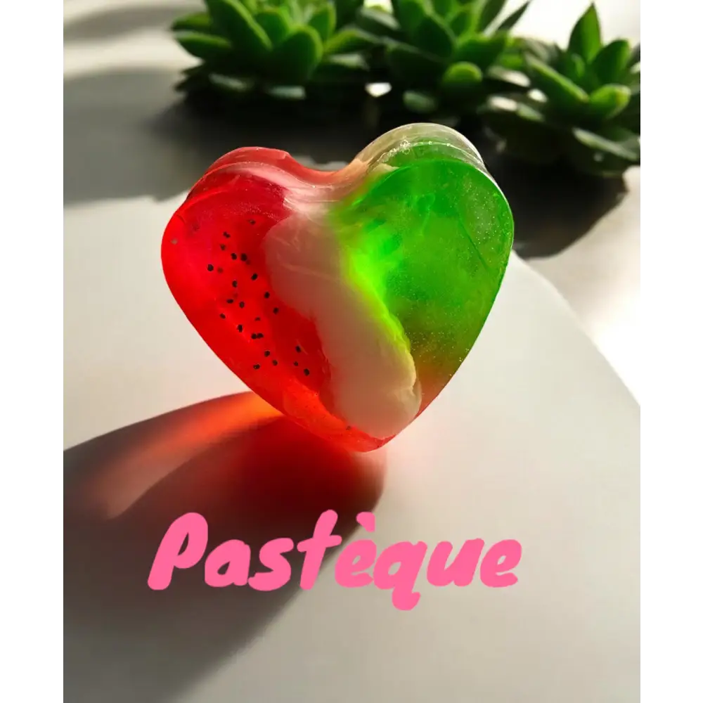 Savon glycérine coeur parfum au choix - Savon coeur