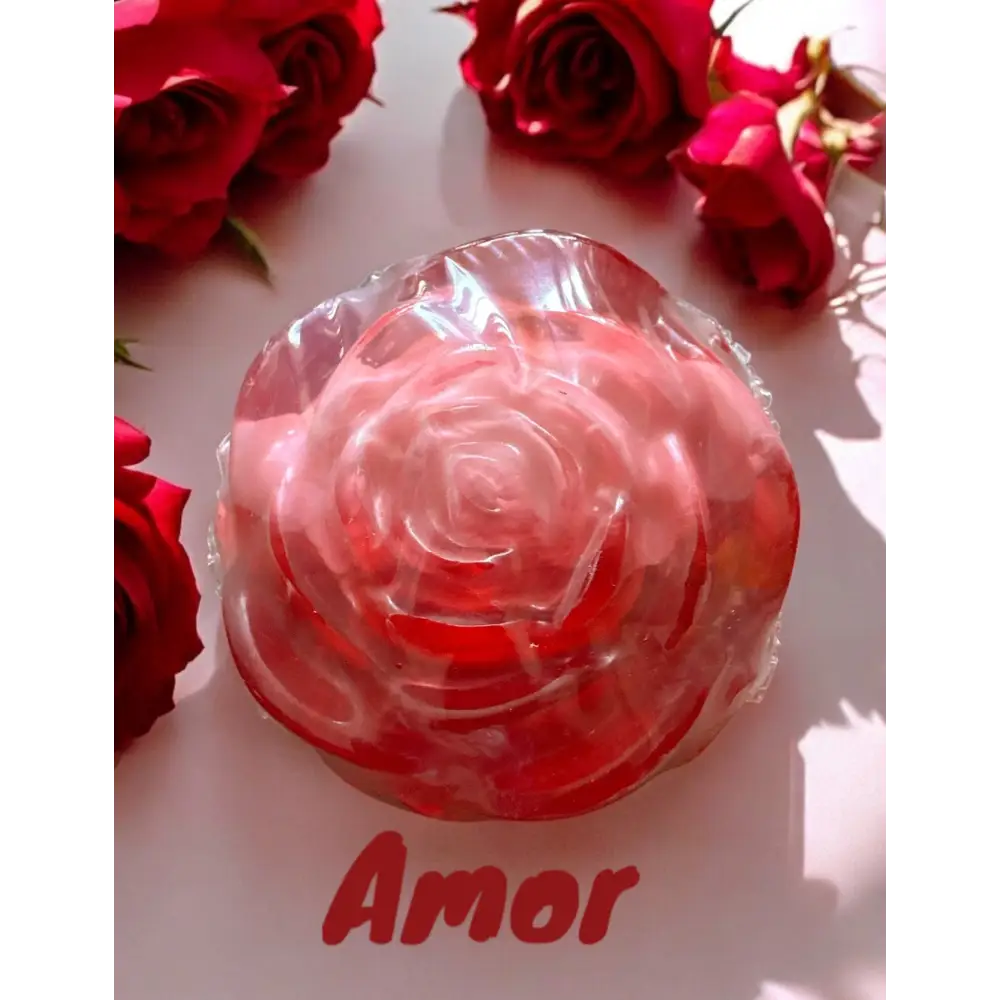 Savon glycérine fleur parfum au choix - Amor - Savon glycerine