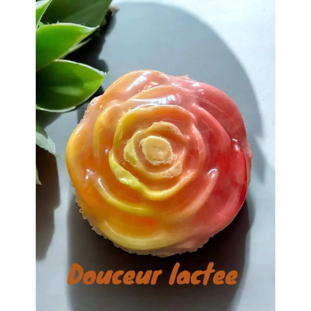 Savon glycérine fleur parfum au choix - Douceur lactée - Savon glycerine