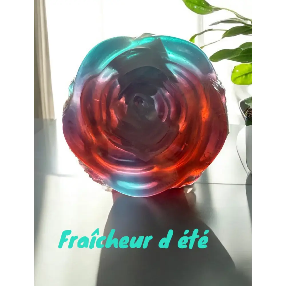 Savon glycérine fleur parfum au choix - Fraîcheur d été - Savon glycerine