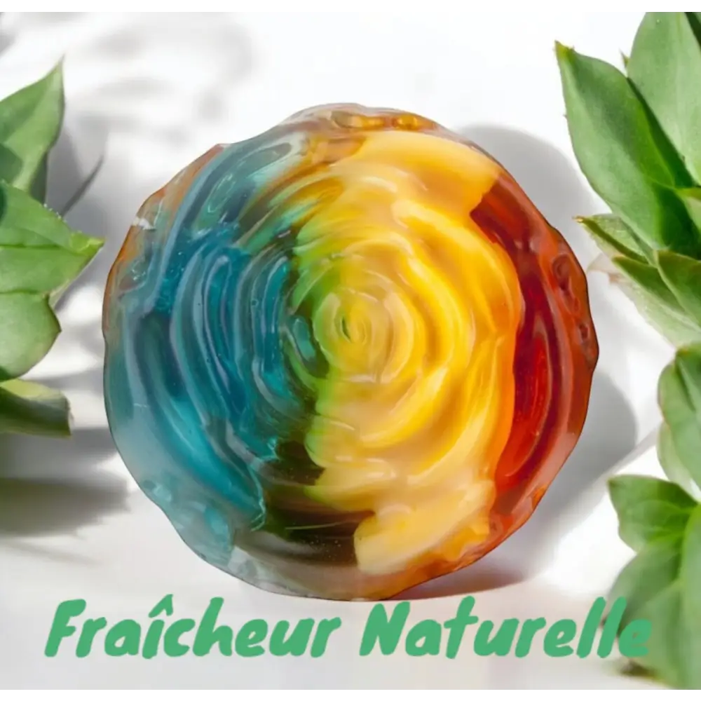 Savon glycérine fleur parfum au choix - Fraîcheur naturelle - Savon glycerine