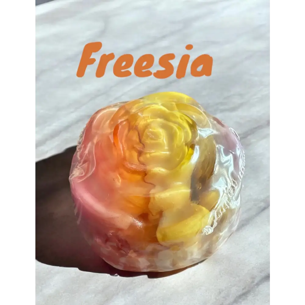Savon glycérine fleur parfum au choix - Freesia - Savon glycerine