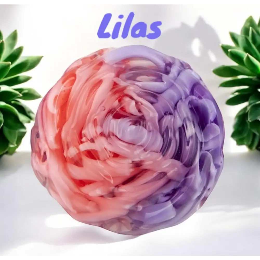 Savon glycérine fleur parfum au choix - Lilas - Savon glycerine