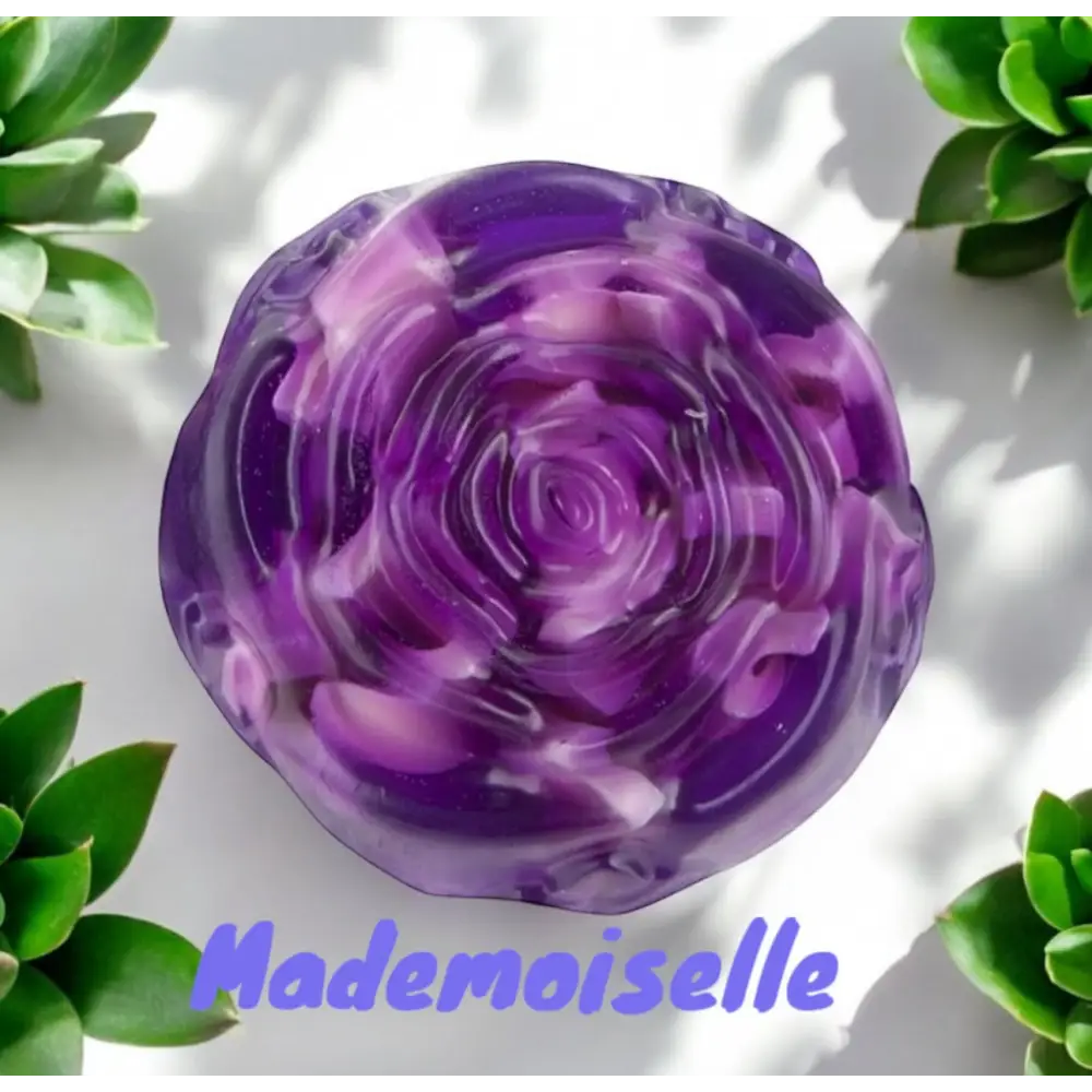 Savon glycérine fleur parfum au choix - Mademoiselle dupe - Savon glycerine