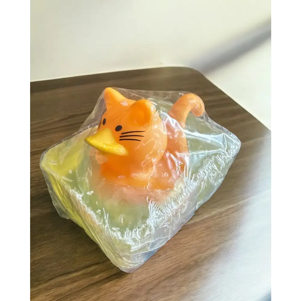 Savon jouet canard 🦆 parfum Bonbon 🍭 au choix - A partir de 3 ans / Chat - Savon jouet
