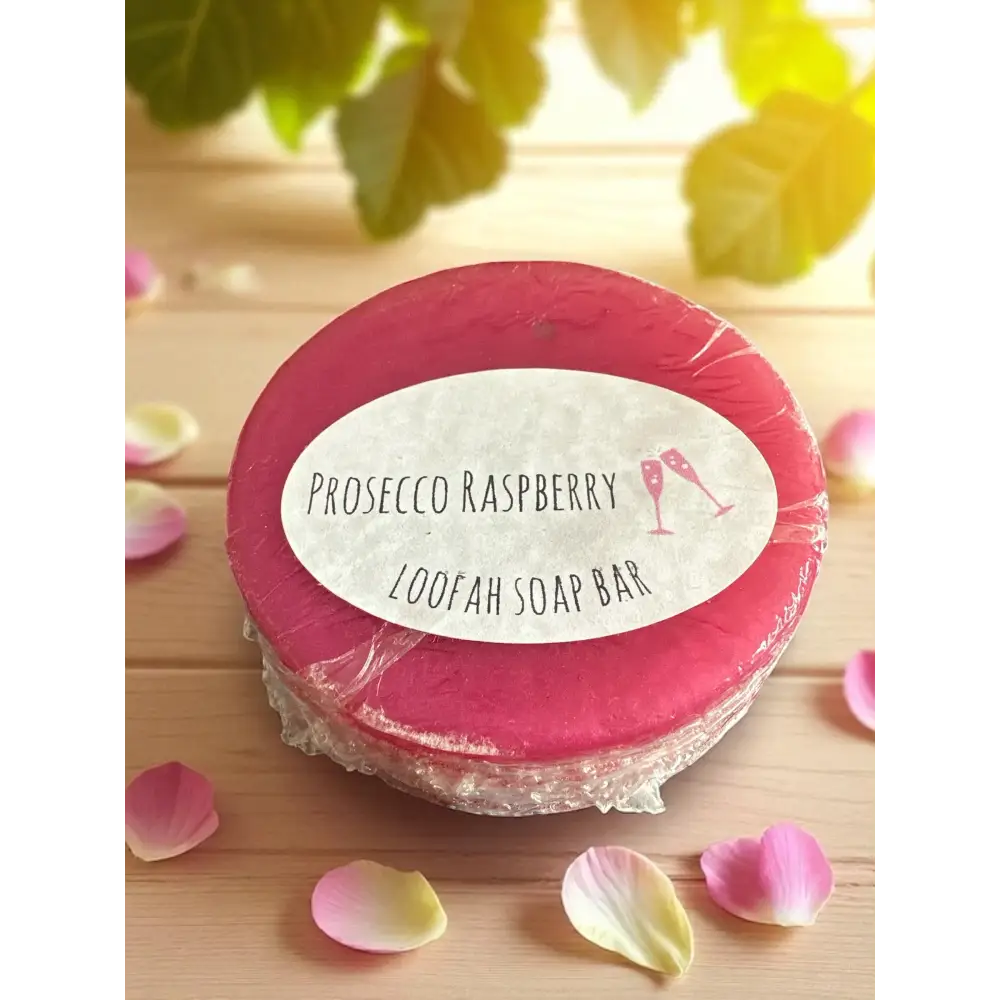 Savon loofah au choix Destockage - Cocktail framboise - Savon loofah