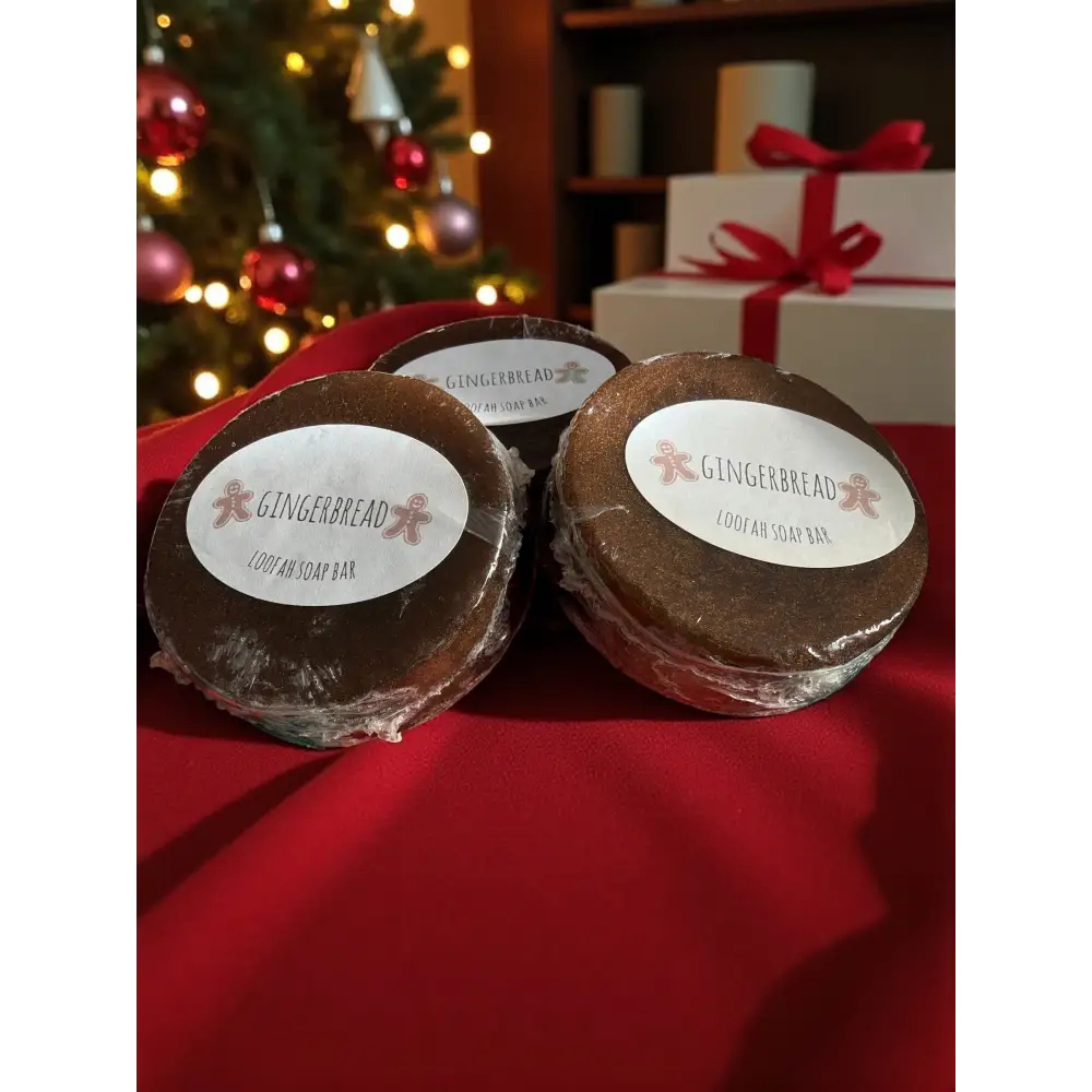 Savon loofah au choix Destockage - Pain d épice chaud - Savon loofah
