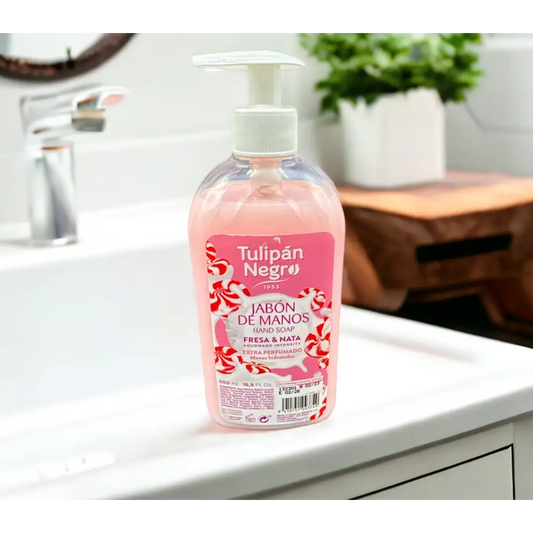 Savon nettoyant pour les mains Fraise&Crème - Savon main
