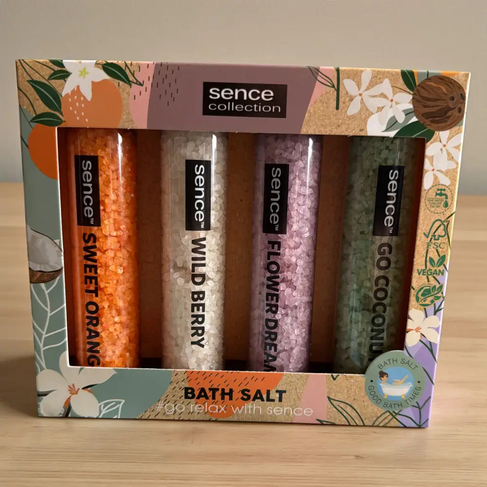 Set de 4 Sels de Bain Colorés - Sels de bain