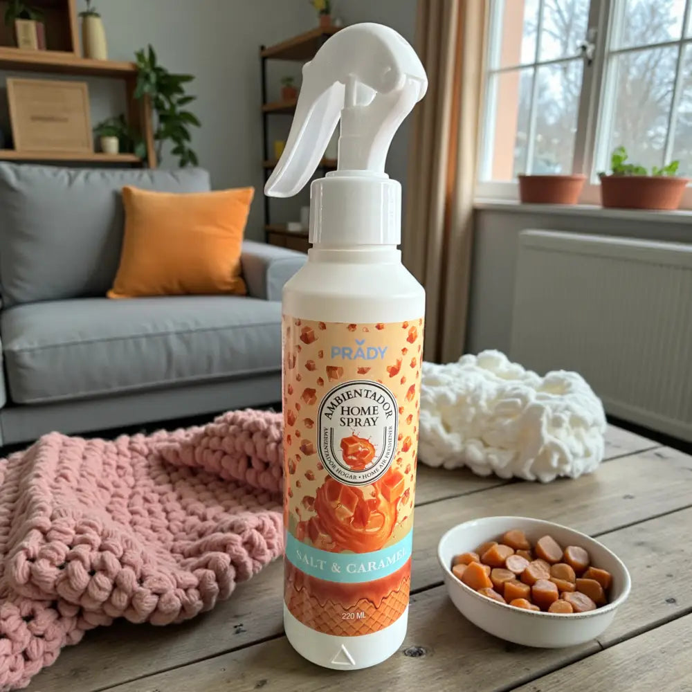 Spray d ambiance multisusage parfum au choix - Caramel au beurre salé - Spray d ambiance