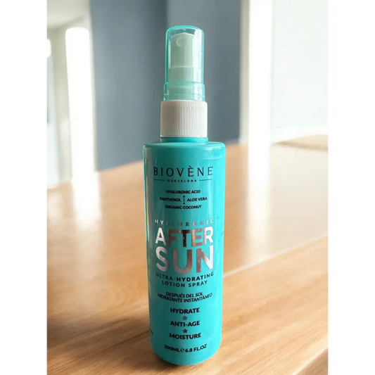 Spray de lotion ultra-hydratante HYALURONIC AFTERSUN noix de coco biologique - Solaire